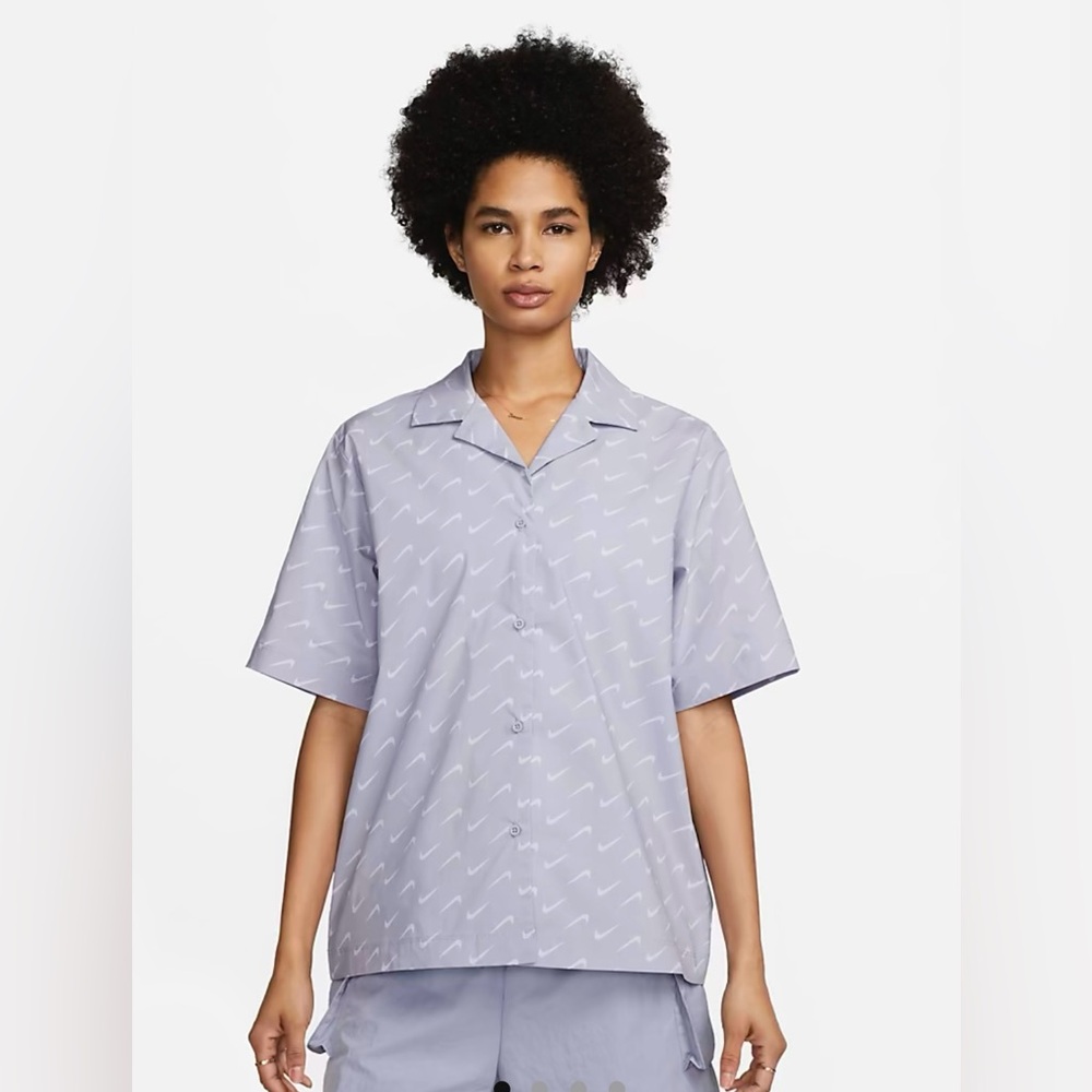 Nike Sportswear Everyday Modern Women’s Woven Short-Sleeve Top in Size:M - NWOT